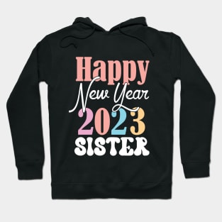 Happy New Year 2023 mom Groovy T-Shirt Hoodie